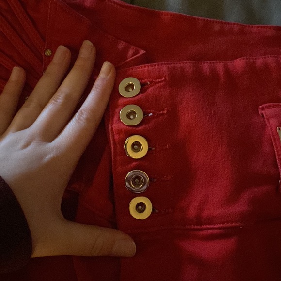 Women’s Lowell red jeans size 14 - Picture 2 of 9